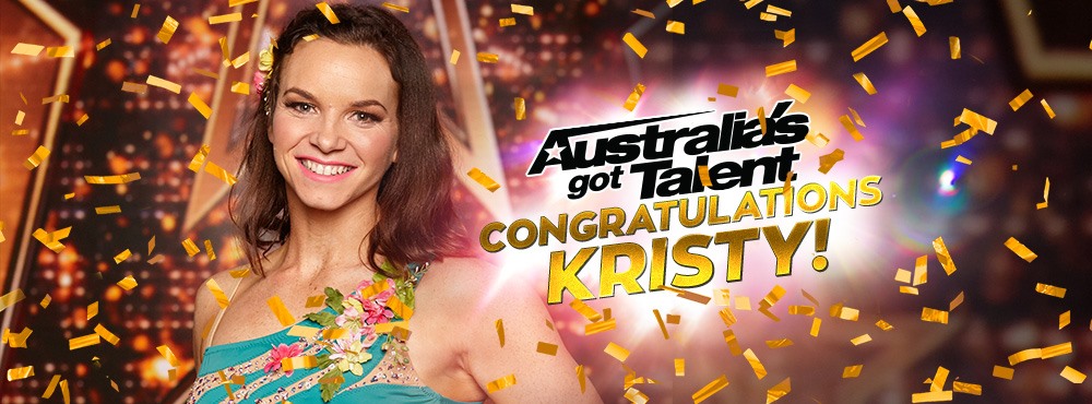 CONGRATULATIONS TO KRISTY! Winner of Australia's Got Talent 2019